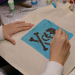 Atelier de personnalisation de sac et t.shirt