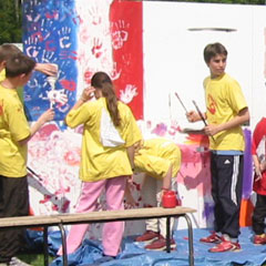Atelier de peinture pour enfants