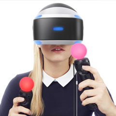 casque réalité virtuelle playstation pour l'animation digitale d'un événement