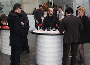 Stand défis pour l'animation d'un cocktail